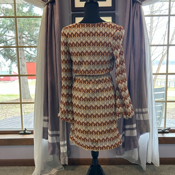 Judith March Multicolor Patterned Mini Dress - Picture 8 of 9